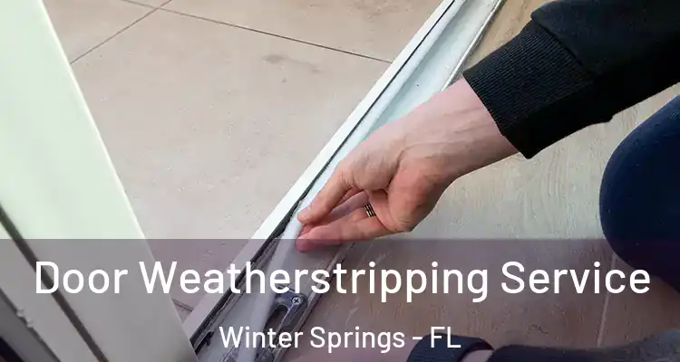 Door Weatherstripping Service Winter Springs - FL