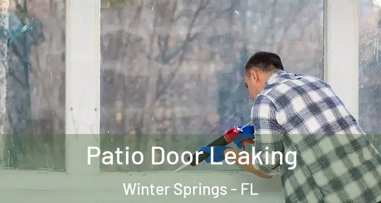 Patio Door Leaking Winter Springs - FL