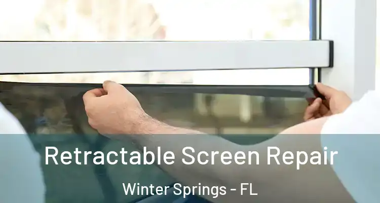 Retractable Screen Repair Winter Springs - FL