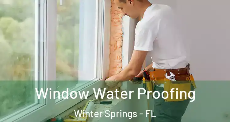 Window Water Proofing Winter Springs - FL